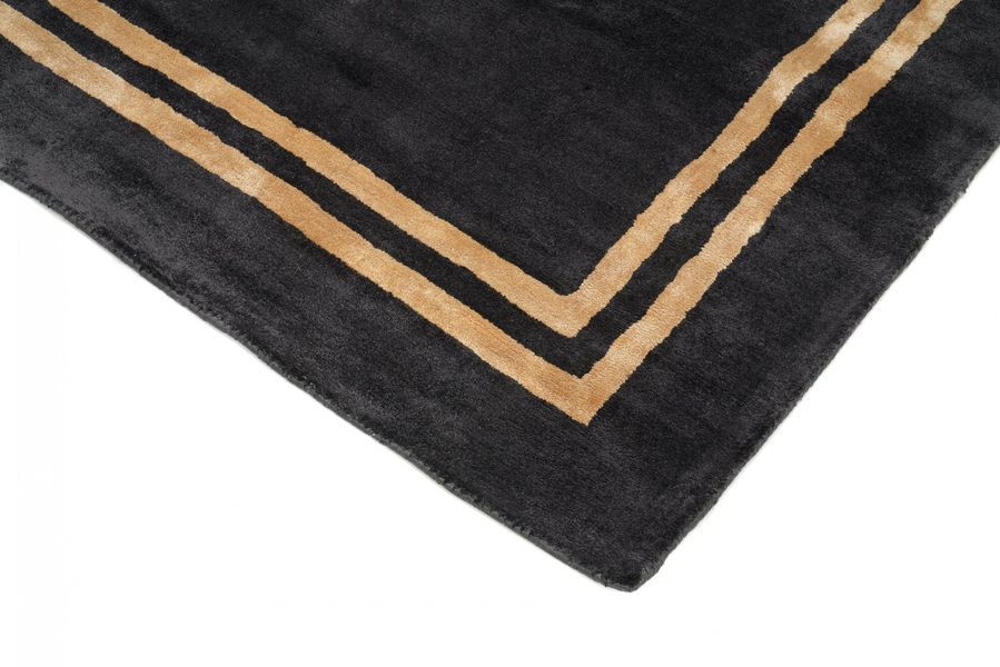 Ковер ручной работы из вискозы Imperial Black 160x230