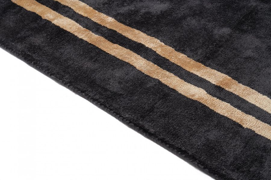 Ковер ручной работы из вискозы Imperial Black 160x230