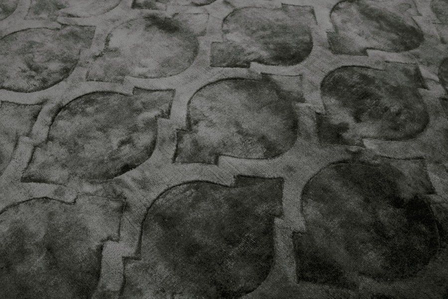 Килим ручної роботи Tanger Dark Gray 160x230, сірий, 1.6 х 2.3 м, Сірий