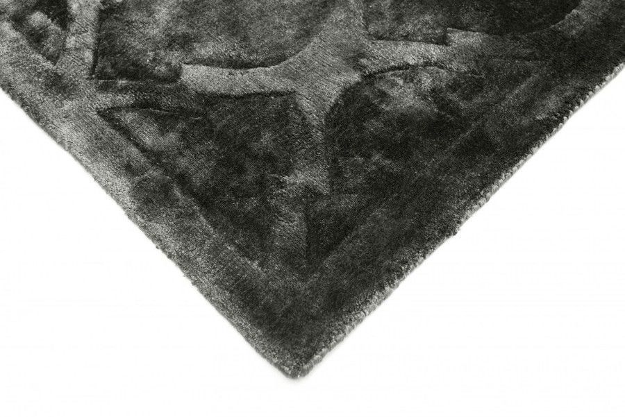 Килим ручної роботи Tanger Dark Gray 160x230, сірий, 1.6 х 2.3 м, Сірий