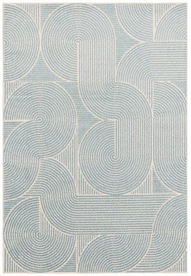 Ковер Muse Blue Swirl Rug MU02 120x170 см