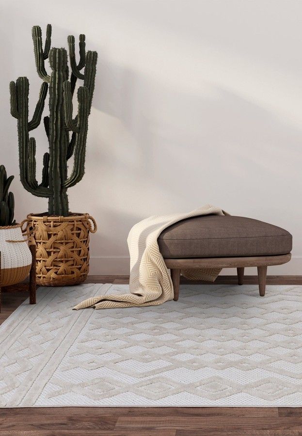 Килим для дому і вулиці Salta White Links SA05 80x150 см