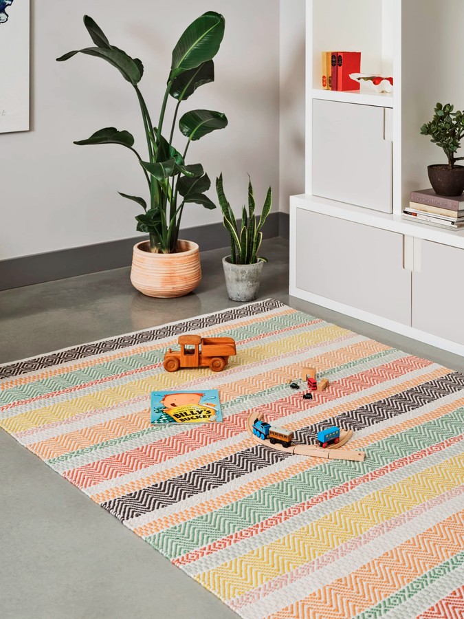 Еко килим для вулиці і дому Boardwalk Pastel Stripe Multi Colour 200х290 см