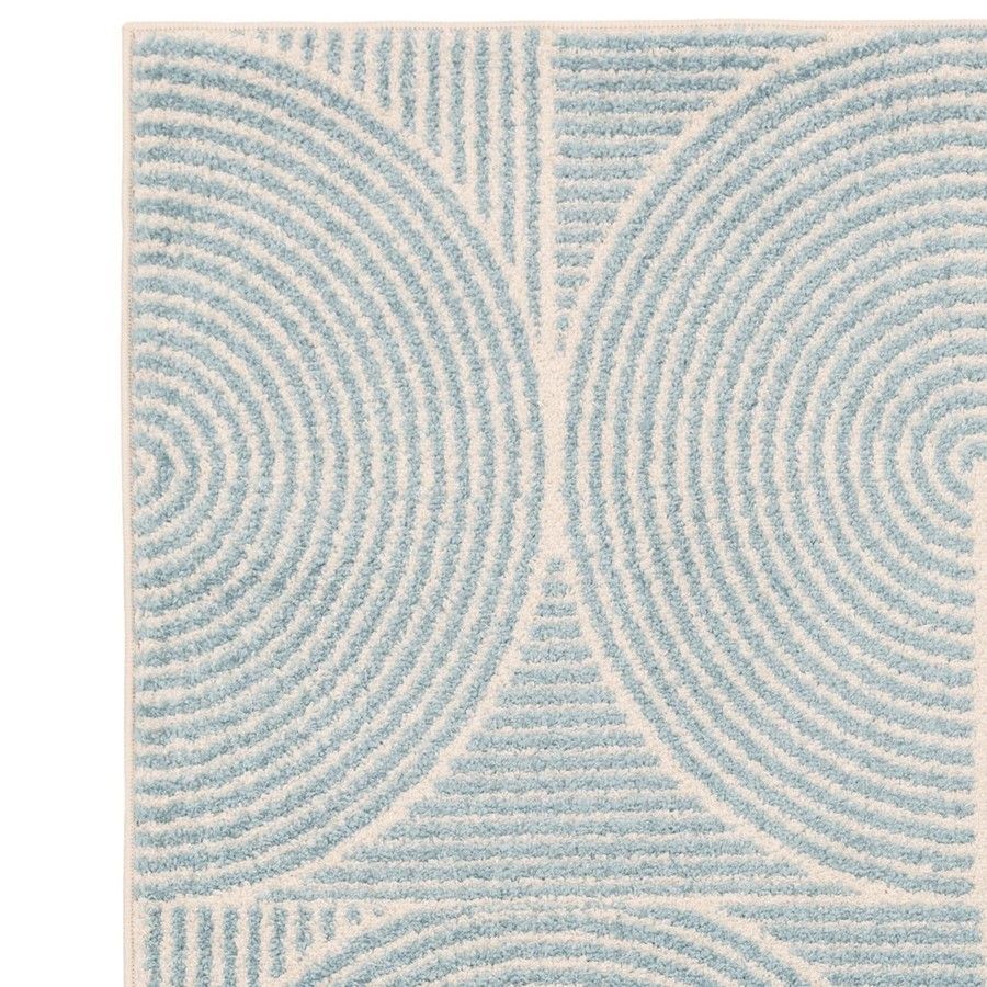 Килим Muse Blue Swirl Rug MU02 80x150 см