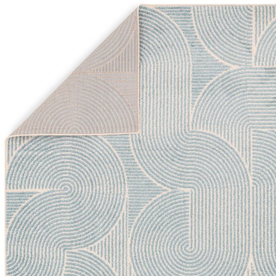 Килим Muse Blue Swirl Rug MU02 80x150 см