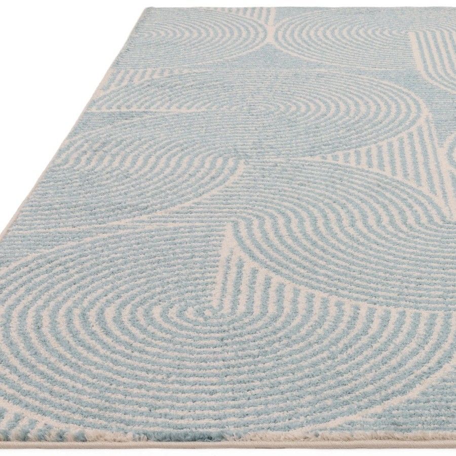 Килим Muse Blue Swirl Rug MU02 80x150 см