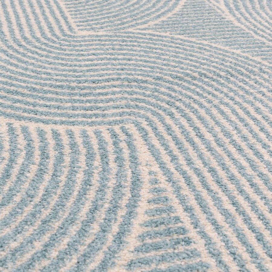 Килим Muse Blue Swirl Rug MU02 80x150 см