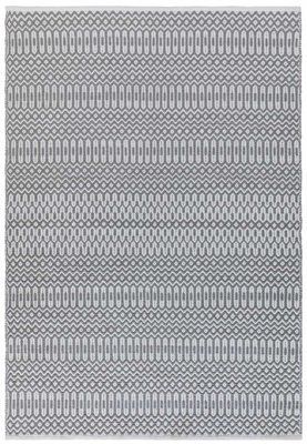 Эко ковер для улицы и дома Halsey Grey Geometric 160x230 см
