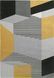 Килим легкої чистки Metropolis Yellow 200x300