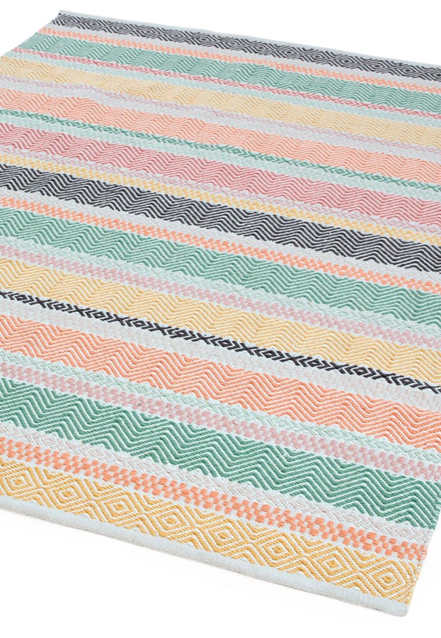 Еко килим для вулиці і дому Boardwalk Pastel Stripe Multi Colour 160х230 см