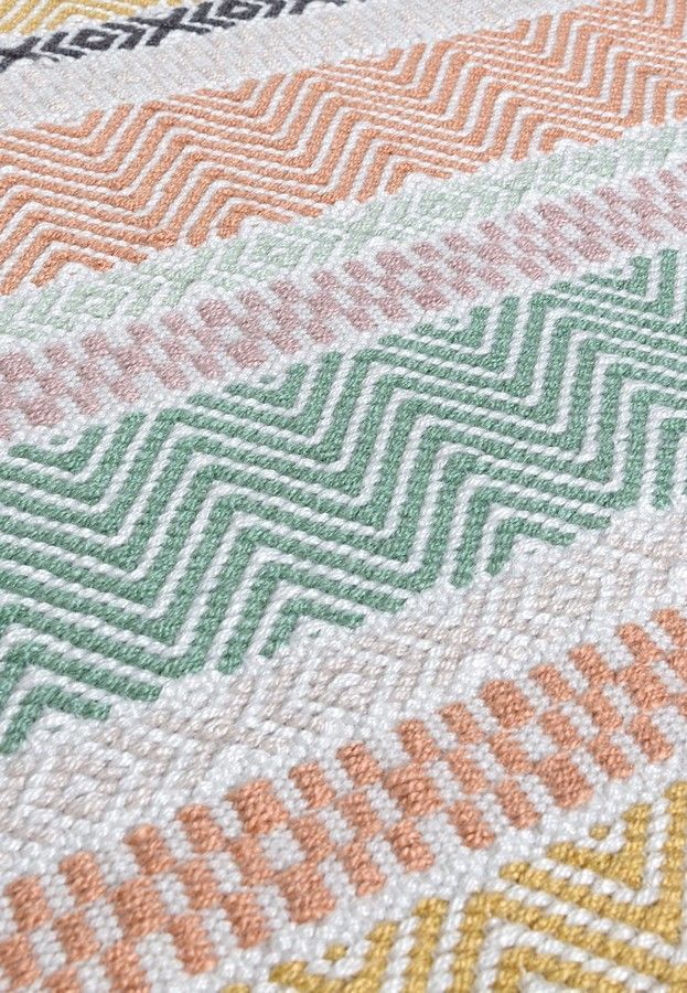 Эко ковер для улицы и дома Boardwalk Pastel Stripe Multi Colour 160х230 см