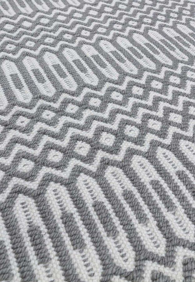 Эко ковер для улицы и дома Halsey Grey Geometric 200x290 см