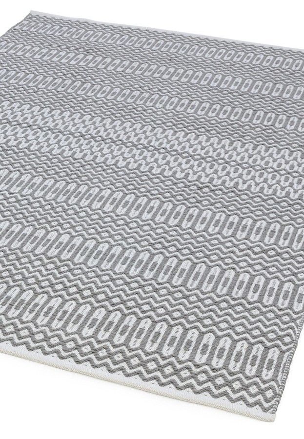Эко ковер для улицы и дома Halsey Grey Geometric 200x290 см