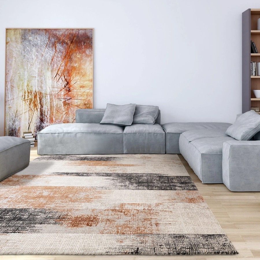 Килим Kuza Lines Terracotta 120x170 см