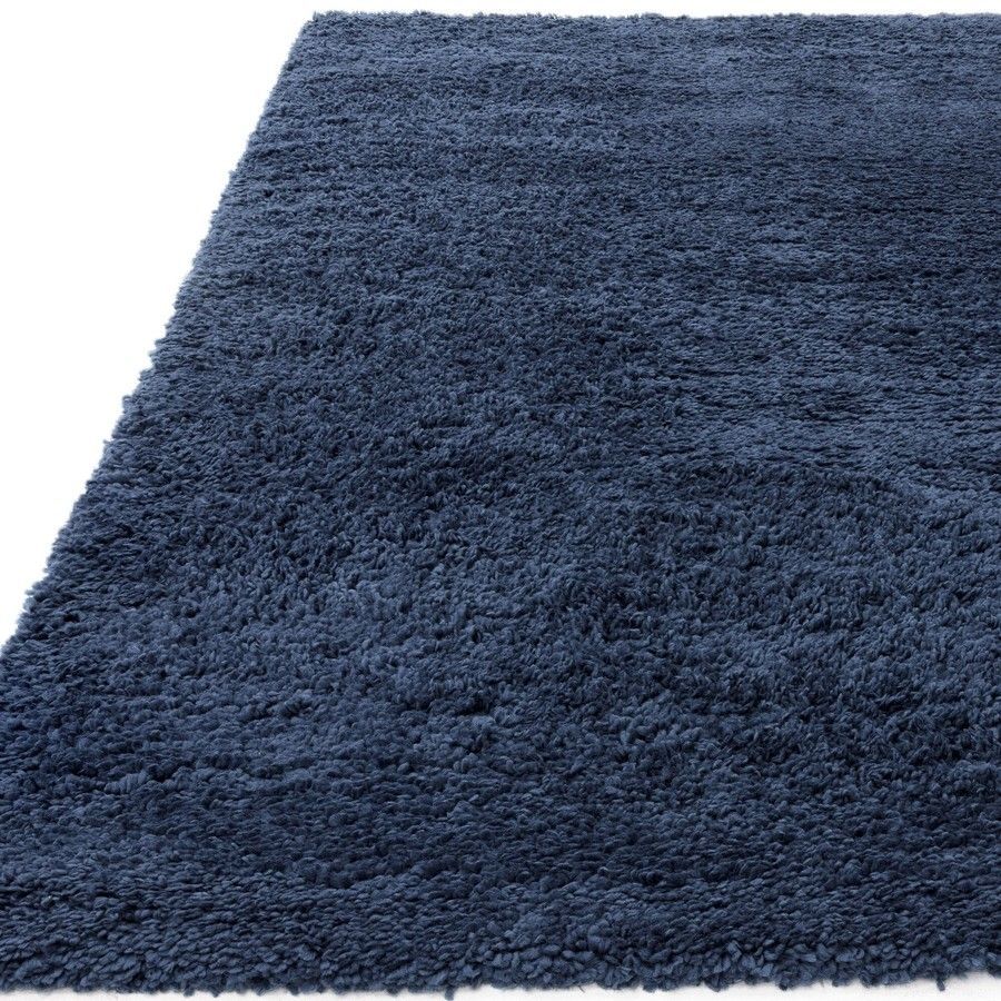 Ковер Ritchie Blue мягкий на ощупь лохматый 120x170 см