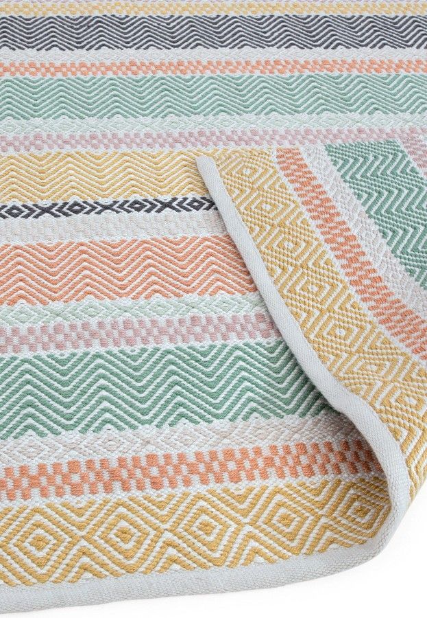 Эко ковер для улицы и дома Boardwalk Pastel Stripe Multi Colour 120х170 см