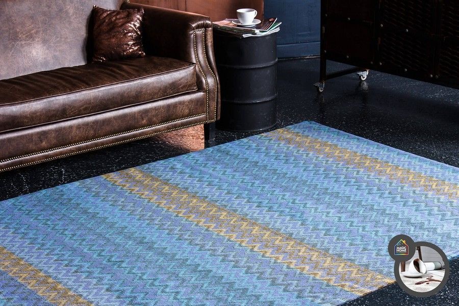 Килим легкої чистки PANCO ROYAL 160x230, Мульті; Синій, 1.6 х 2.3 м, Мульті, Синій