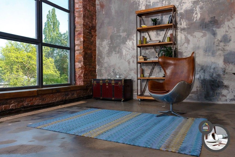 Килим легкої чистки PANCO ROYAL 160x230, Мульті; Синій, 1.6 х 2.3 м, Мульті, Синій