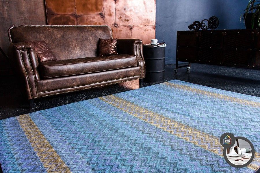 Килим легкої чистки PANCO ROYAL 160x230, Мульті; Синій, 1.6 х 2.3 м, Мульті, Синій