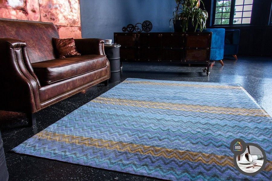 Килим легкої чистки PANCO ROYAL 160x230, Мульті; Синій, 1.6 х 2.3 м, Мульті, Синій