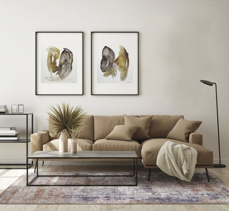 Килим легкої чистки Rustic Beige 200x300