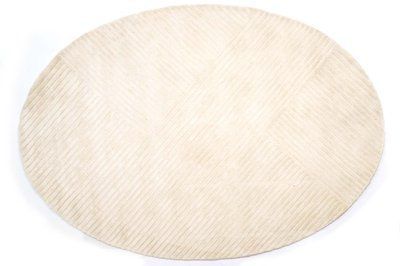 Ковер ручной работы из вискозы Sierra Ivory Oval 160x230