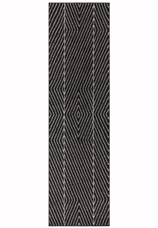 Килим Muse Black Linear Rug MU10 80x150 см