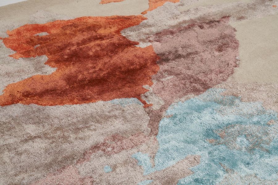 Килим ручної роботи з вовни та віскози Orchidea Summer 200x300