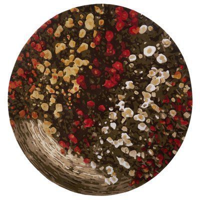 Ковер ручной работы Spring Flowers &Oslash;200 круглый