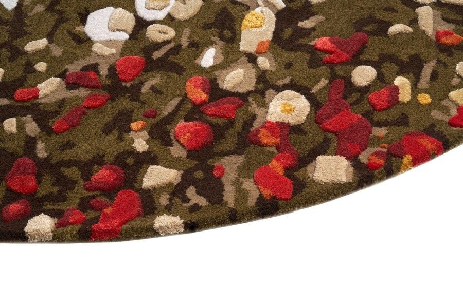 Ковер ручной работы Spring Flowers &Oslash;250 круглый