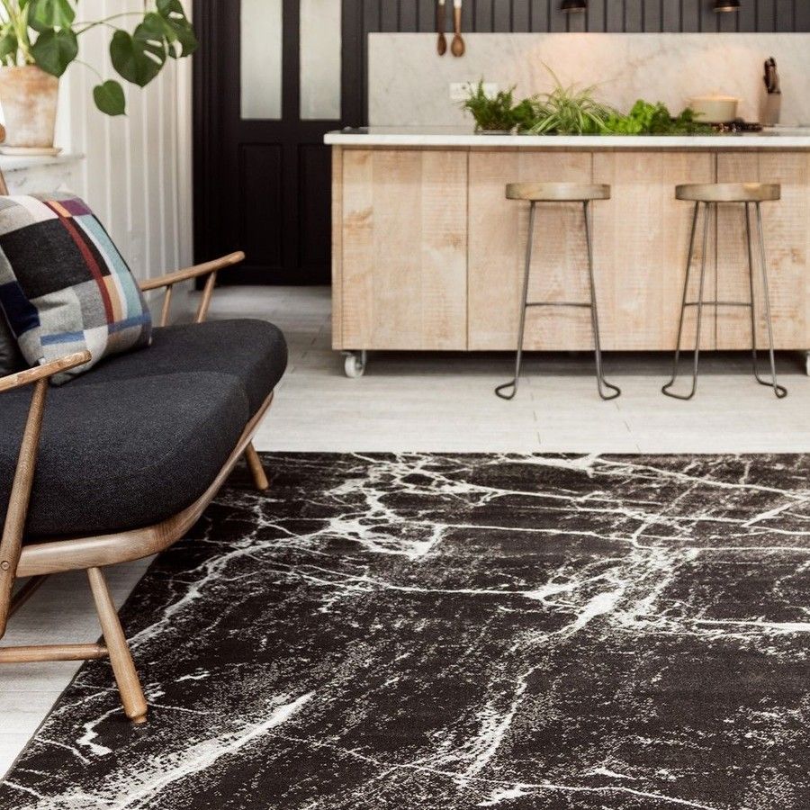 Килим Cosmos 02 Black Marble 120х170 см