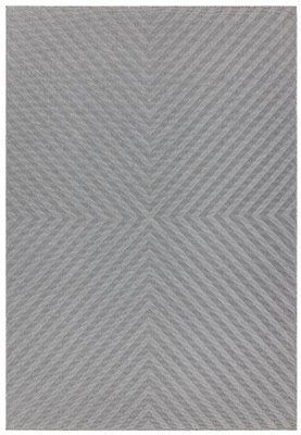 Ковер для улицы и дома Antibes AN07 Light Grey Arrow 80x150