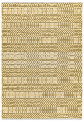 Эко ковер для улицы и дома Halsey Mustard Geometric 160x230 см