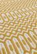 Эко ковер для улицы и дома Halsey Mustard Geometric 160x230 см