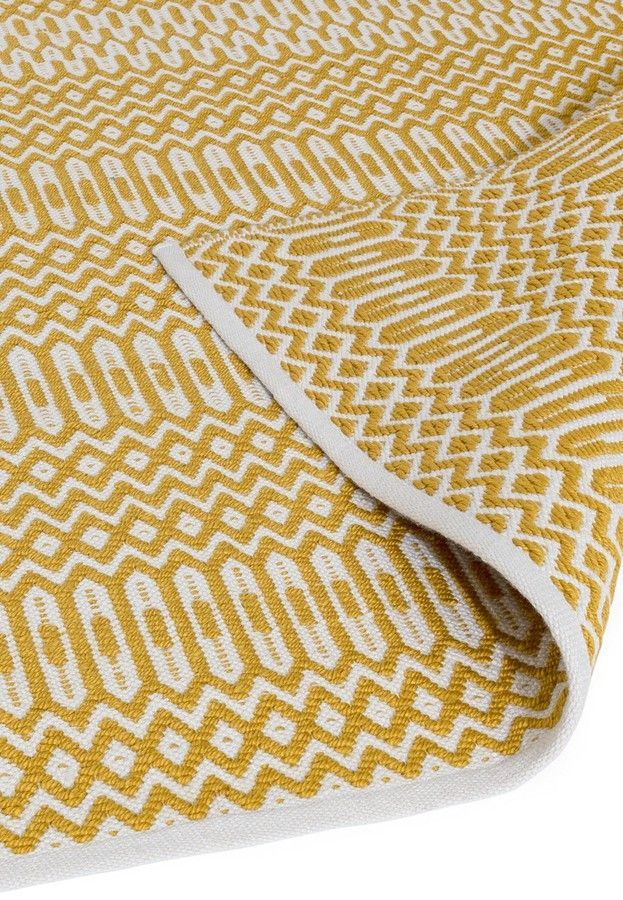 Эко ковер для улицы и дома Halsey Mustard Geometric 160x230 см