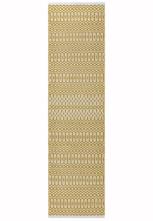 Эко ковер для улицы и дома Halsey Mustard Geometric 200x290 см