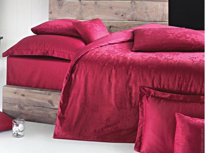 Комплект постельного белья 200x220 ISSIMO MAGNUS CLARET RED(BORDO)