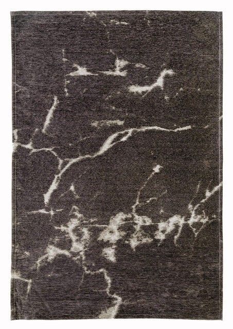 Килим легкої чистки Carrara Taupe 200x300, Сірий; Чорний, 2 x 3 м, Сірий, Чорний