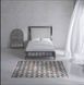 Ковер легкой чистки India Kristal 160x230, білий;мульті, 1.6 х 2.3 м, Белый, Мульти