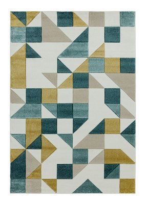 Килим Sketch SK03 Shapes Green 120х170 см