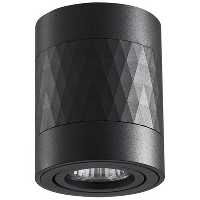 Точечный светильник Rubin Romb GU10 1x10W чорний IP20