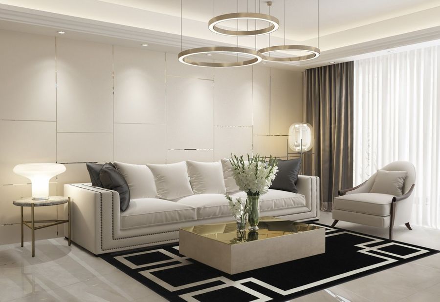 Ковер легкой чистки Hampton Black 160x230