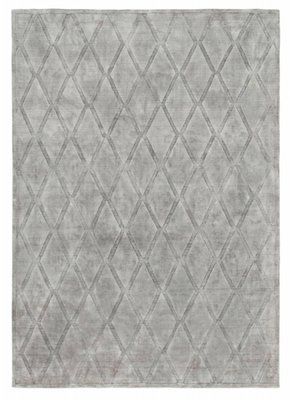 Ковер ручной работы Gabia Light Grey 200x300, сірий, 2 x 3 м, Серый