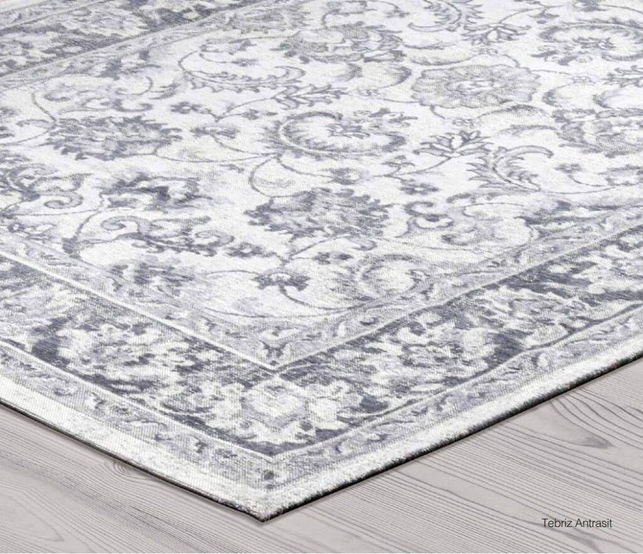 Ковер легкой чистки TEBRIZ Cream 160x230, Бежевый; Кремовый, 1.6 х 2.3 м, Бежевый, Кремовый