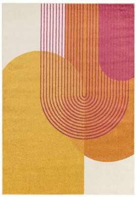 Ковер Muse Orange Retro Rug MU13 120x170 см