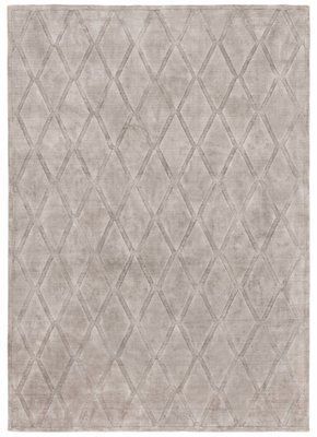 Ковер ручной работы Gabia Light Grey 160x230, сірий, 1.6 х 2.3 м, Серый