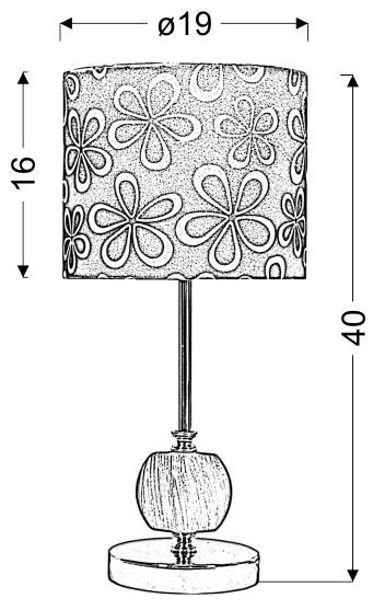 Настільна лампа Candellux 41-34724 CORT