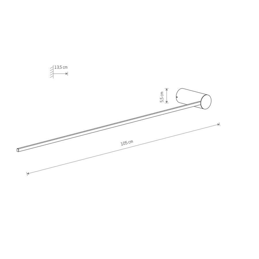 10367 Світильник Nowodvorski ARM LED L 3000K PL