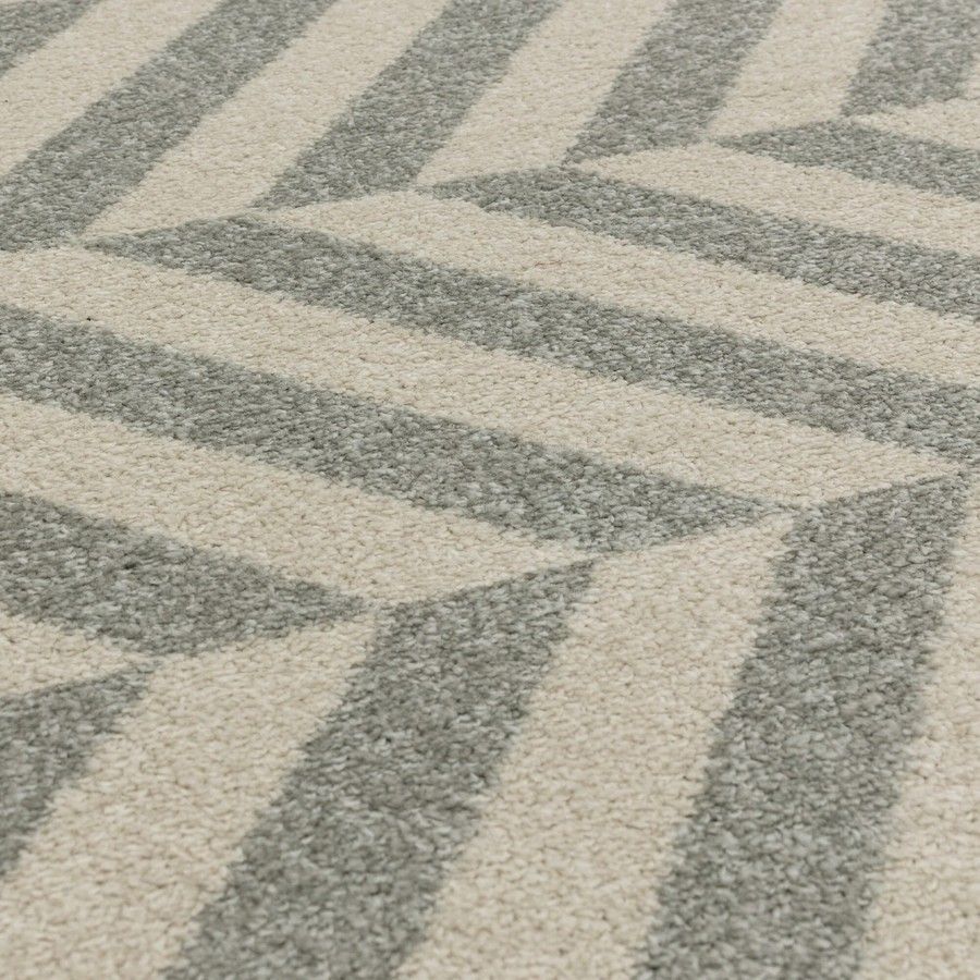 Килим Muse Grey Chevron Rug MU07 200x290 см