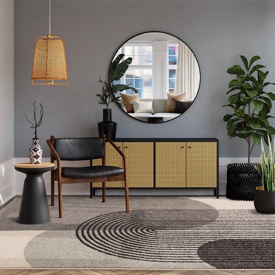 Килим Muse Grey Retro Rug MU14 200x290 см
